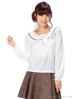 【Tralala】セーラー衿トップス