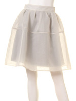 オーガンジータックスカート