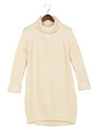JC ニット畦タートルラグランワンピース