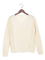 JOC カシミヤ/ウール Vネックプルオーバー