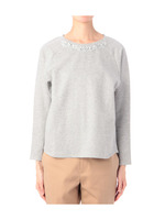 ビジューデザインラグランプルオーバー