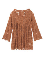 レースギャザーブラウス