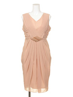 ウエストビジューワンピース