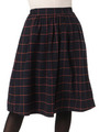 ウインドペンチェックミモレ丈スカート