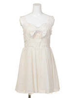 カップケーキ柄リボンワンピース