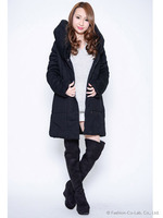 ビックカラー中綿ブルゾン