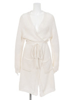 [Balcony and Bed]テープヤーンニットガウン