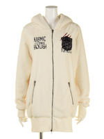 GLOOMYボアZIPパーカー