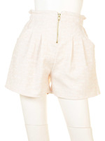 【Agneau7】フロントZIPパステルショートパンツ