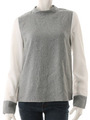 【ECURY】シフォン切替ハイネックトップス