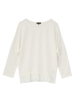 [S]ミニ裏毛リヨセルドルマンカットソー