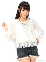 【LIZLISA】ストリングブラウジングトップス