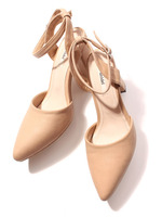 ポインテッドヒールパンプス