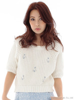 モチーフビジューニット