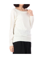 丸首ニットプルオーバー