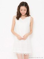 ストライプレース×メッシュOP