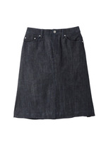 Aラインデニムスカート