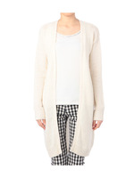 ノーボタンロング丈ニットカーディガン