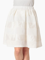 メッシュ切替ボーダースカート