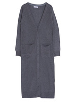 ラインロングカーディガン