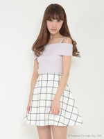 格子チェックスカート