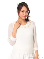 3DフラワーニットPO