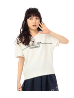 ラメロゴカットソー