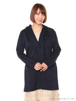 ダンボールニットロングパーカ