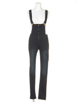 デニムスキニーオーバーオール