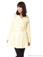 パステルトレンチコート