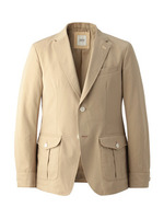 70/2GIZAギャバジンブルゾン/ナチュラル(050)