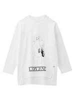 AMERICANA プリントTシャツ/ホワイト(001)