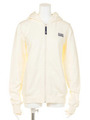BASIC SWEAT ZIP HOODIE/WHITE