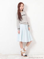 CarolineニットPO/GRAY×BLACK