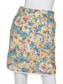 FLOWER TIGHT SKIRT/BLUE