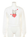 Lovely Bunny Tops/ホワイト