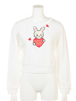 Lovely Bunny Tops/ホワイト