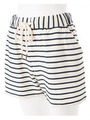 PJ/ボーダーロープショートパンツ/ベリーレッド