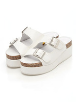 S・ベルテッド／サンダル/クロ