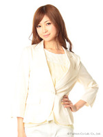 T/C PUギャバパイピング7分テー/シロ