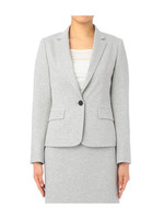 [L]1つボタンテーラードジャケット/グレー系(911)