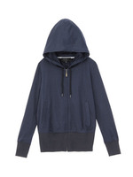 [L]ギザリヨセルスムースカーディガンファブリック/ネイビー系(093)