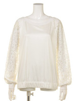 [Salon de Balcony]カットソー×レースプルオーバー/PBEG