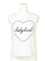 ladyluckハートタンクTOP/WHT