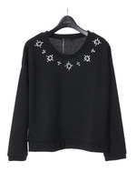 【2ndline】ネックビジュースエットカットソートップスCL−0524／GL−3689/GY