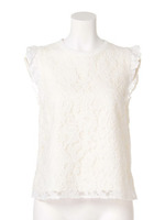 【DUO】 レースボトルネックBL/ベビーピンク