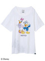 【Disney Collection】DONALD & DAISY S/S BIG TEE/NAVY