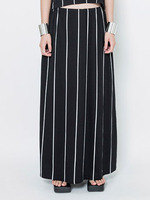 【IKUMI】STRIPE SKIRT/WHITE