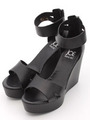 【JOE SANCHEZ】ANCKLE STRAP WEDGE SANDAL/SALINO(BRN)