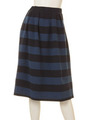 【ROSE BUD】TUCKED SKIRT/BLK/CHAR